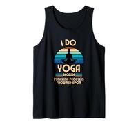 Hago Yoga Porque Pegar A La Gente Está Mal Visto Camiseta sin Mangas