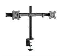 Hagor HA Tablemount KB Dual Soporte de mesa para dos pantallas de 15 a 27 pulgadas, regulable en altura