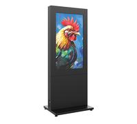 Hagor HP Kiosk 50″ FS Carcasa para interiores para instalación independiente | montaje sencillo | formato vertical | tamaño de pantalla: 50″.