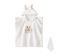 HAGOT Poncho de Baño para Niños de 0-3 años, Toalla de Baño con Capucha para Bebé, Regalo Bebe Recien Nacido Niños, Toalla con Capucha para Playa de Animales, Suave y Súper Absorbente, A