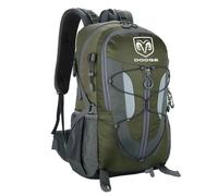 HAGRDBC Mochila de senderismo American Muscle Car Enthusiast, Mochila impermeable para senderismo, Mochila outdoor impermeable unisex para senderismo diario, hombre(Dark Green)