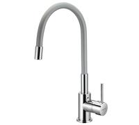 Hagser Emma grifo de cocina de pie cromo-grafito/gris HGR40000035