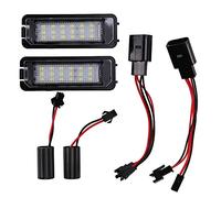 Hagsnec 2 Piezas 12V Led Lámparas Luz De Matrícula De Número para Golf 4 5 6 7 Luces De Matrícula De Coche Accesorios Exteriores