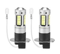 Hagsnec 2 Piezas H3 Superbrillante LED Niebla ConduccióN DRL Kit de Bombillas 6000K