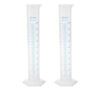 Hagsnec 2 x 500 ml Probeta medidora de plástico transparente