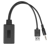 Hagsnec Adaptador De Música Módulo Inalámbrico De Bluetooth Coche Receptor Auxiliar Aux Audio USB 3.5Mm Enchufe para E90 E91 E92 E93