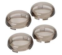 Hagsnec Ahumado intermitente lente tapa frascos para paquete de 4