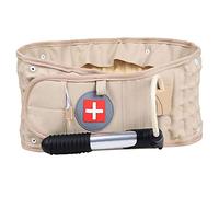 Hagsnec Cinturón de descompresión de espalda Soporte lumbar Soporte de cintura trasera, extensor de tracción espinal, tamaño para cintura de 29-49 pulgadas, gran