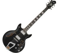 11 ALVAR. HAGSTROM Guitarra de cuerpo hueco ALVAR BLK.
