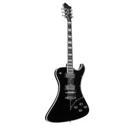 Hagstrom - Guitarra eléctrica de cuerpo sólido de 6 cuerdas, color negro (FANT-BLK)