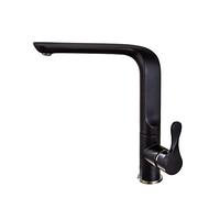 HAGTRB Cocina Latón Sola manija Fregadero de Cocina Montado en Cubierta Agua fría y Caliente Cocina Rotación de 360 ° Grifos para Fregadero de Cocina Comercial,d