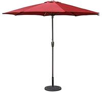 HAGTRB Garden Parasols Parasols Mercado al Aire Libre Patio Garden Mesa de césped Sun Cola de Hierro Paraguas UV Protective 270cm*250 cm, sin Base Buenas parasolas al Aire Libre