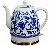 HAGTRB Tetera de Agua de cerámica de cerámica Tetera de Agua inalámbrica, Jarra de 1.8l 1.8l Jarra, 1000W de Agua ayunas para té ayuno (Color: a) Presente