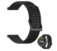Hahace Correa de reloj universal de 22 mm compatible con reloj inteligente SUUNTO Nautic S/Vertical 2/Vertical 1/Race 2/RUN/Race S/Race/9 Peak Pro/9 Peak/5 Peak, correa de reloj deportivo de silicona