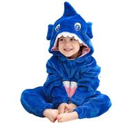 HAHASHOW Disfraz De Animal Lindo Para Niños Bebé Halloween Mono De Franela Peludo Cálido Otoño Invierno Ropa De Una Pieza Regalos 6-12 Meses Jirafa Tiburón
