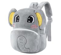 HAHASHOW Mochila Infantil de Animales 3D, Mochila Bebé Guardería para Niños y Niñas 2-4 Años,Ideal para Ocio y Viajes,Elefante