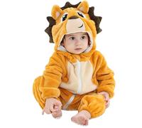 HAHASHOW Mono De Animal para Niño Pequeño Disfraz De Halloween Franela Peluche Cálido Romper Con Capucha Ropa De Fiesta Regalos 2-6 Meses Erizo 70