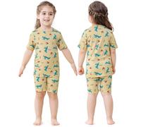 HAHASHOW Pijama Niña Verano Bambú Conjunto 2-8 Años | Lightweight and breathable, machine-washable, soft against the skin, two-piece design, easy to put on and take off