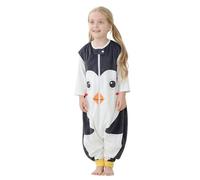 HAHASHOW Saco De Dormir Para Bebé Con Piernas 5-6 Años Sin Mangas Pingüino
