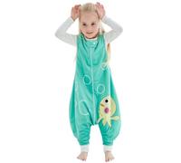 HAHASHOW Saco De Dormir Para Bebé Con Piernas Sin Mangas Súper Suave y Cálido Manta Portátil Envolver Para Niños Pequeños De 1-3 Años Pulpo