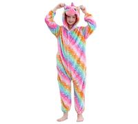 HAHASHOW Unisex Bebé Mono De Animal Cosplay Para Niños Franela Cálido Invierno Ropa De Una Pieza Para Fiesta De Halloween Niños y Niñas 11-12 Años Color 140