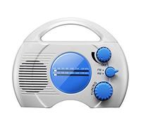Hahhhha Radio de ducha SY-910 Upgarde de 5 niveles, impermeable, AM FM, radio de ducha compacta, altavoz integrado, accesorios de relajación para el hogar, baño, reproductor multimedia inalámbrico