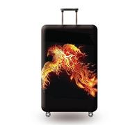 HAHII Funda protectora elástica para equipaje de viaje, funda protectora para maleta, The Phoenix, M（22-24in）