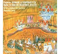 Ronald Corp: New London Orchestra - Poulenc: Aubade & Sinfonietta; Hahn: Le Bal de Beatrice d'Este