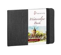 Hahnemühle - Papel de acuarela (200 g/m², grano fino, 30 hojas, formato horizontal, blanco natural, A4)