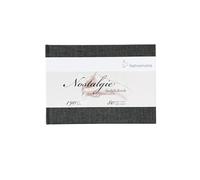 Hahnemuehle 10628691 Nostálgico - Cuaderno de bocetos (A6, 190 g/m², horizontal), color blanco