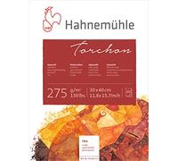 Hahnemühle Britannia - Bloque pegado 4 lados - 30 x 40 cm - 275 g/m² - 20 hojas - grano de cocina