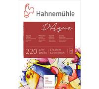 Hahnemühle D'aqua - Papel para pintura de acuarela (17 x 24 cm, 220 g/m²)