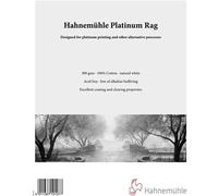 Hahnemühle Rag de platino 8 x 10 pulgadas 25 hojas para Platinum y procesos alternativos