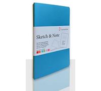 Hahnemühle SKETCH & NOTE - Juego de cuadernos (20 hojas, 125 g, 2 unidades), color azul, ver descripción, DIN A4