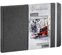 Hahnemühle Toned Watercolor Book - Bloc de dibujo para acuarela (200 g/m2, 30 hojas, grano fino, incluye lápiz)