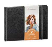 Hahnemühle Watercolour Book Deckle Edge - Libro de acuarelas con bordes rasgados, 100% algodón, 250 g/m², mate, 30 hojas/60 páginas (aprox. 15,3 x 10,3 cm/formato de paisaje)