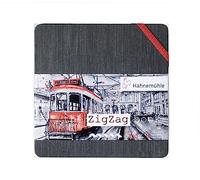 Hahnemühle ZigZag Book Leporello - Libro de acuarela con superficie de grano fino, 300 g/m², 18 páginas, 14 x 14 cm