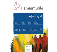 Hahnemuhle - Block De Papel Para Acr?licos 450gsm - 30cm x 40cm (10 Hojas)