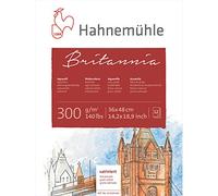 Hahnemuhle - Cuaderno de bloque de Britannia 300 G/m² - 36 x 48 cm caliente prensado