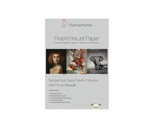 Hahnemuhle Inkjet Paper Sample Pack Matte Smooth 8.5x11 In, 12 sheets