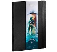 Hahnemuhle - Libro de acuarela, 100% algodón, prensa en frío de 250 g/m², retrato A6 (10625350)