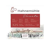 Hahnemuhle: Veneto block 325 g/m² (150 lb) 24 x 32 cm: 12 hojas: áspero uno de los lados Matt the other