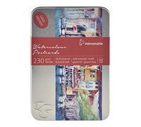 Hahnemuhle Watercolor Cards 23623_SML prensado en frío de 230 g/m², 1 juego de 30 tarjetas, color blanco
