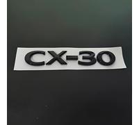 HAHYHL Emblema para Mazda CX-30 2019-2025,Negro Rejilla Delantera Maletero Trasero Repuesto Insignia Adhesivos Letras ABS Logotipo Pegatina Decoración Accesorios Exterior Coche,Just CX-30
