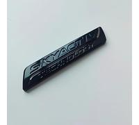 HAHYHL Emblema para Mazda CX-5 2017-2021,Negro Rejilla Delantera Maletero Trasero Repuesto Insignia Adhesivos Letras ABS Logotipo Pegatina Decoración Accesorios Exterior Coche,Just skyactiv