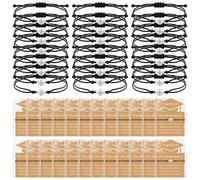 Haiabei Juego de 24 pulseras de graduación de clase de 2025, pulseras inspiradoras con brújula, a granel, que abandonan la escuela, aprobando exámenes, regalos para él/ella, pulsera de deseos