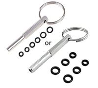 haiaxx Máquina de café para llave ovalada para tornillos de cabeza para Jura 316, herramienta de reparación de máquina de café de acero inoxidable para llave plateada