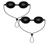 HAICN 2 gafas de bronceado para protección ocular, protección láser, terapia de luz roja, protección ocular para tumbona UV, luz roja
