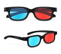 HAICN 2 uds gafas 3D gafas 3D portátiles rojas y azules ver revistas impresas en 3D cómics fotos anaglifo para cine en casa juego de TV
