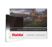 Haida Filtro rectangular cuadrado ND multicapa Nano Recubrimientos Vidrio Óptico 150 x 170 mm Diamante Rojo Suave Borde Suave Graduado Densidad Netra Filtro ND1.2 (4 parados)